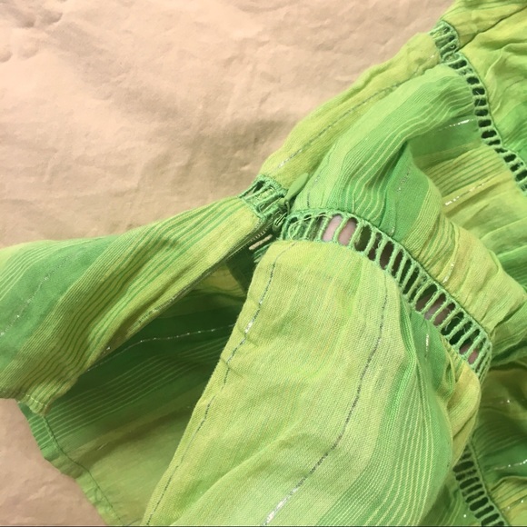 Lime green cami top unique - Picture 5 of 5